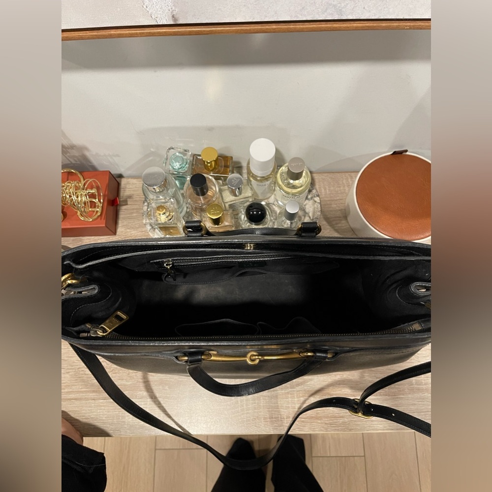Gucci Horsebit Convertible Leather Tote - Picture 12 of 15